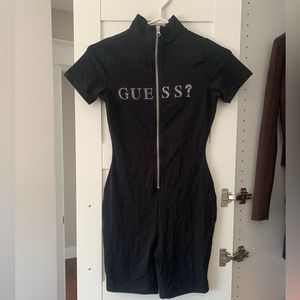 Guess Logo Zip Romper